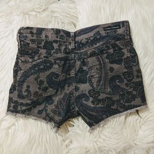 Citizens of Humanity Paisley Corduroy Shorts